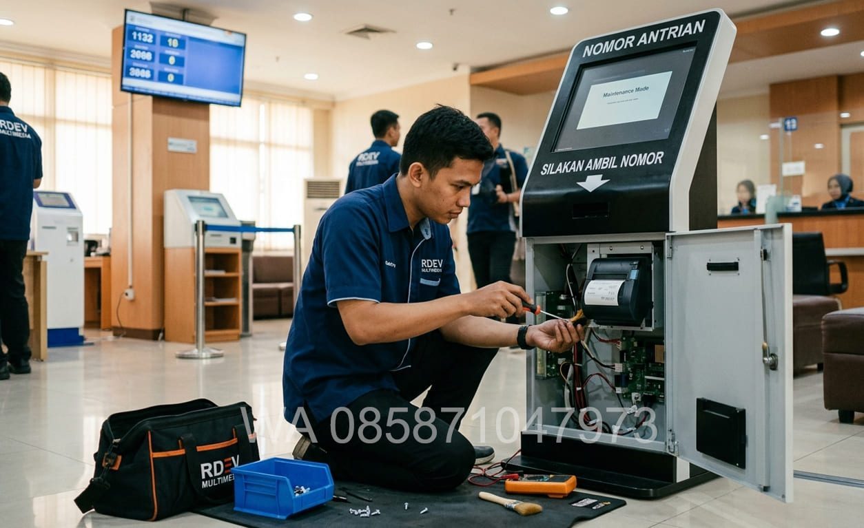 Servis Mesin Antrian & Jasa Perbaikan Mesin Antri Profesiona